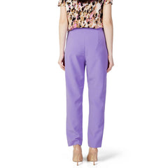 Only Purple Polyester Pant -   -  Only.