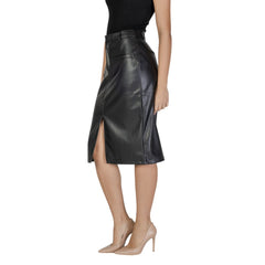 Vila Clothes Black Polyester Long -   -  Vila Clothes.