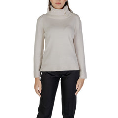 Street One Cream Viscose Turtleneck -   -  Street One.