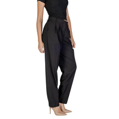 Vila Clothes Black Polyester Pant -   -  Vila Clothes.