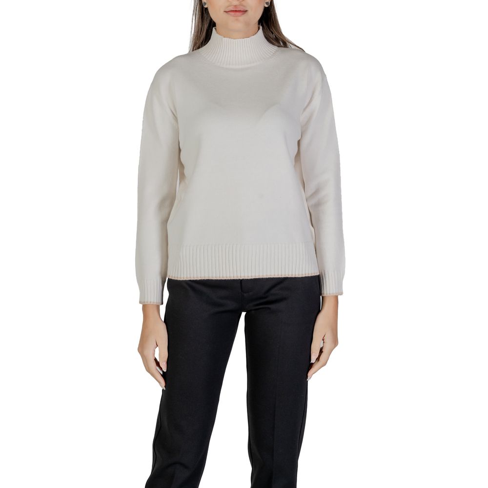Street One Cream Polyester Sweater -   -  Street One.
