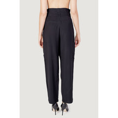 Vila Clothes Black Viscose Pant -   -  Vila Clothes.