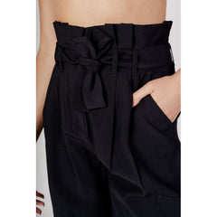 Vila Clothes Black Viscose Pant -   -  Vila Clothes.