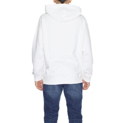 Underclub White Cotton Hoody -   -  Underclub.