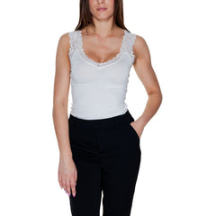 Vero Moda White Viscose Tank Top -   -  Vero Moda.