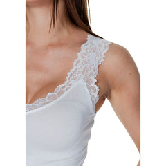 Vero Moda White Viscose Tank Top -   -  Vero Moda.