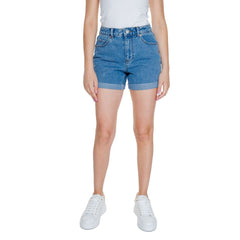 Vero Moda Light Blue Cotton Short -   -  Vero Moda.