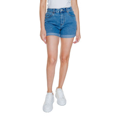 Vero Moda Light Blue Cotton Short -   -  Vero Moda.