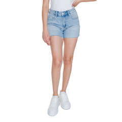 Vero Moda Light Blue Cotton Short -   -  Vero Moda.