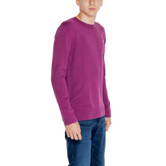 Tommy Hilfiger Jeans Purple Organic Cotton Sweater -   -  Tommy Hilfiger Jeans.