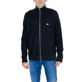Tommy Hilfiger Jeans Black Cotton Cardigan -   -  Tommy Hilfiger Jeans.