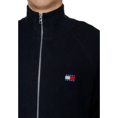 Tommy Hilfiger Jeans Black Cotton Cardigan -   -  Tommy Hilfiger Jeans.