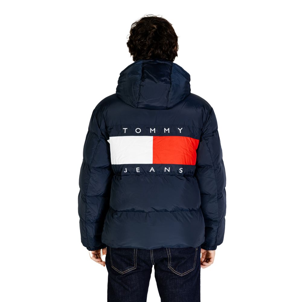 Tommy Hilfiger Jeans Blue Recycled Polyester Jackets & Coat -   -  Tommy Hilfiger Jeans. Tommy Hilfiger Jeans Blue Recycled Polyester Jackets & Coat -   -  Tommy Hilfiger Jeans.