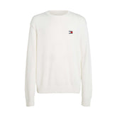 Tommy Hilfiger Jeans White Recycled Polyester Sweater -   -  Tommy Hilfiger Jeans.