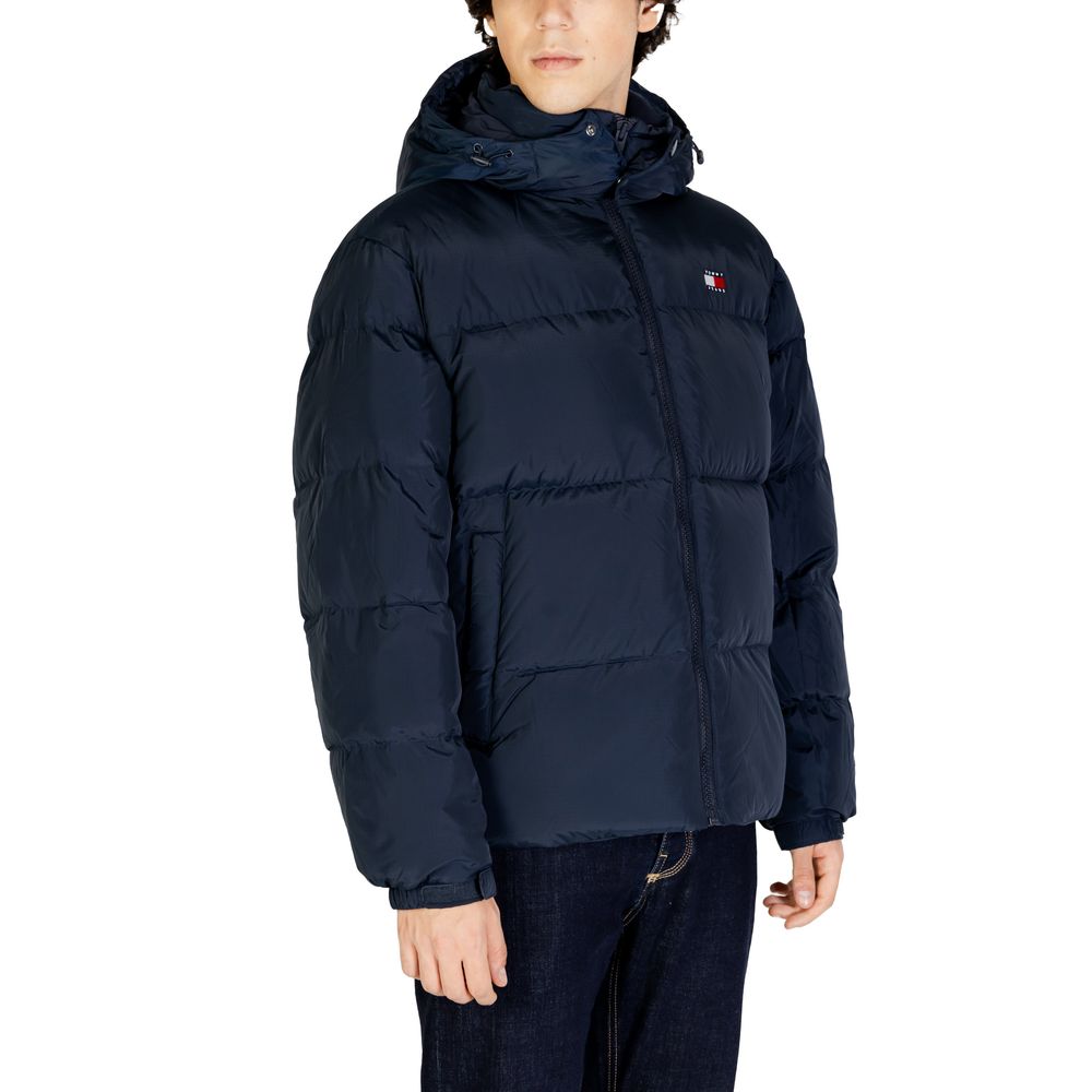 Tommy Hilfiger Jeans Blue Recycled Polyester Jackets & Coat -   -  Tommy Hilfiger Jeans. Tommy Hilfiger Jeans Blue Recycled Polyester Jackets & Coat -   -  Tommy Hilfiger Jeans.