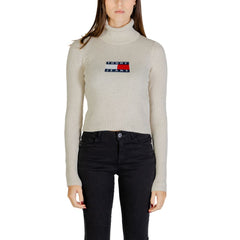 Tommy Hilfiger Jeans Beige Recycled Polyester Sweater -   -  Tommy Hilfiger Jeans.