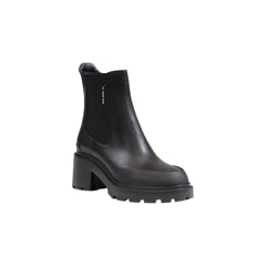 Tommy Hilfiger Jeans Black Leather Ankle -   -  Tommy Hilfiger Jeans.