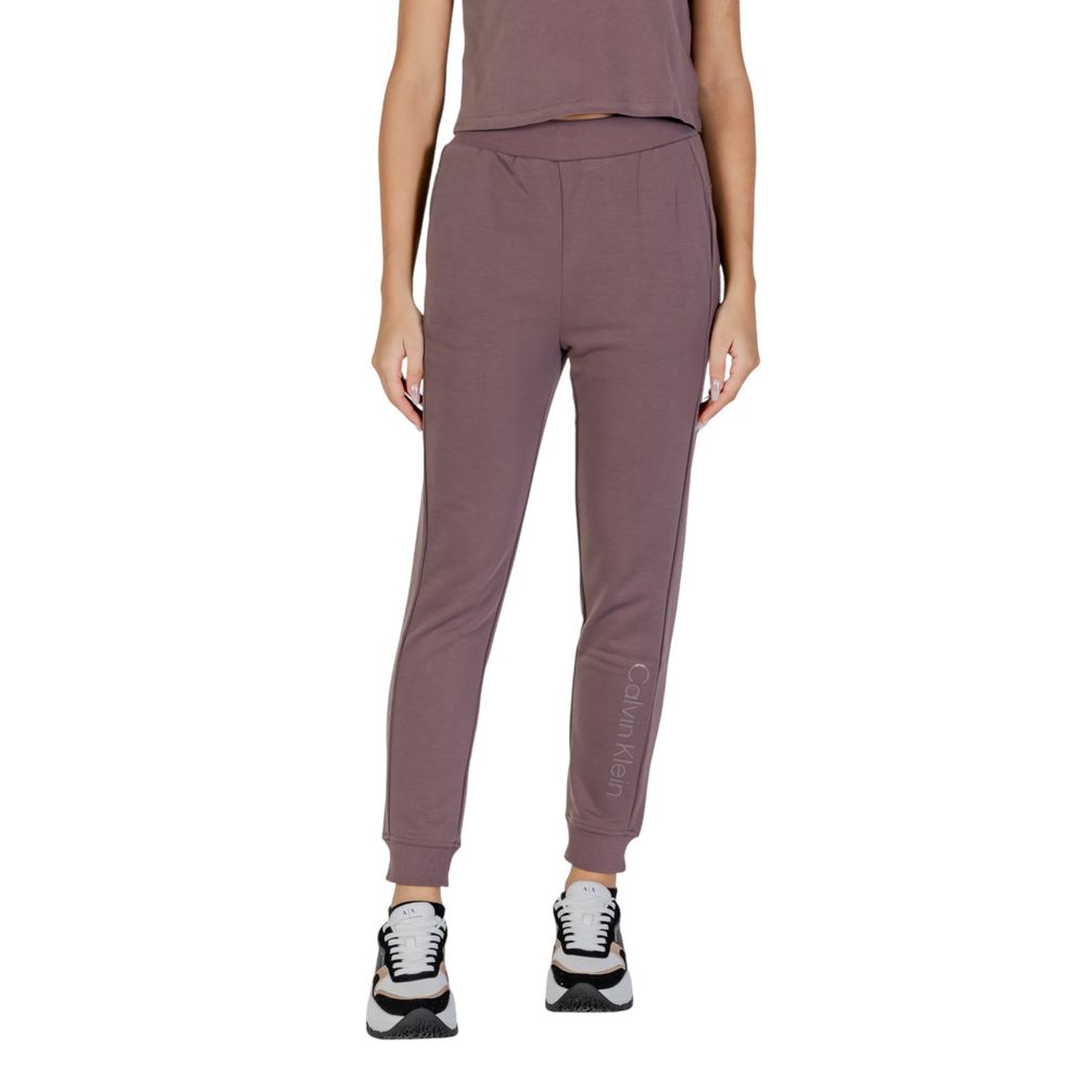 Calvin Klein Sport Purple Recycled Polyester Joggers Workout Pant -   -  Calvin Klein Sport.