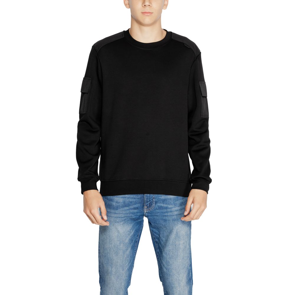 Antony Morato Black Cotton Sweatshirt -   -  Antony Morato.