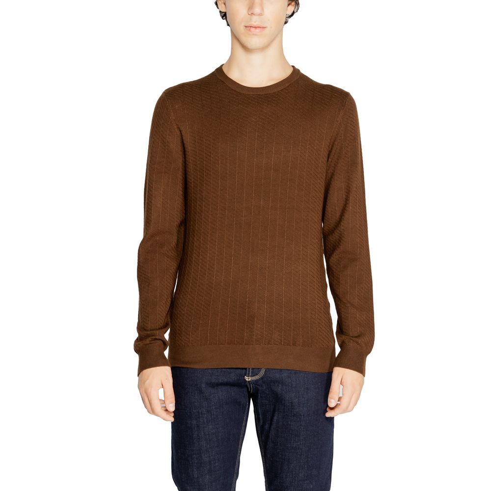 Antony Morato Brown Viscose Sweater -   -  Antony Morato.