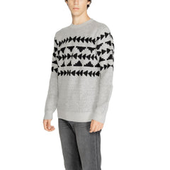 Antony Morato Gray Marabou Sweater -   -  Antony Morato.