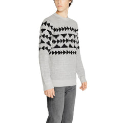 Antony Morato Gray Marabou Sweater -   -  Antony Morato.