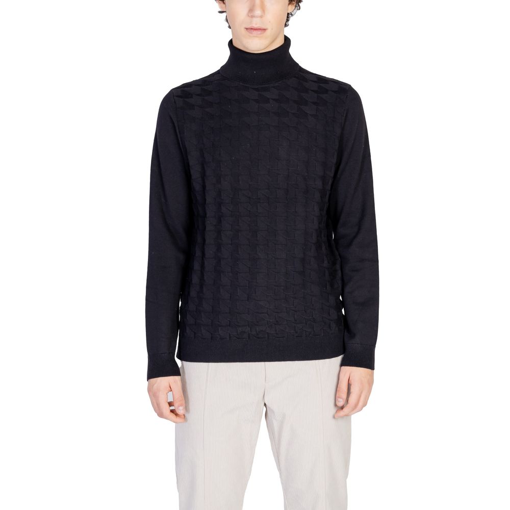 Antony Morato Black Cotton Turtleneck -   -  Antony Morato.