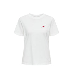 Jacqueline De Yong White Cotton T-Shirt -   -  Jacqueline De Yong.