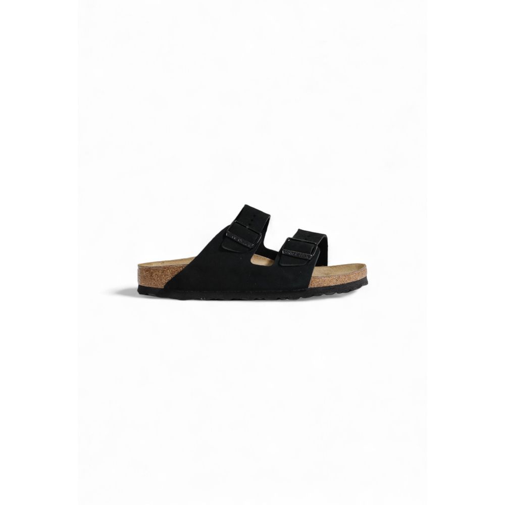 Birkenstock Black Suede Leather Sandal -   -  Birkenstock.