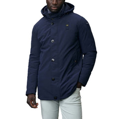 Blauer Blue Polyethylene Parka -   -  Blauer.