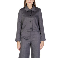 Jacqueline De Yong Gray Polyester Blazer -   -  Jacqueline De Yong.