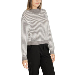 Jacqueline De Yong Gray Polyester Sweater -   -  Jacqueline De Yong.