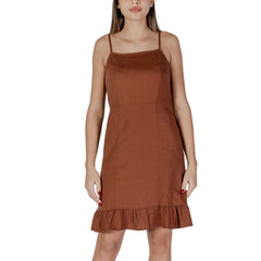 B.Young Brown Linen Midi -   -  B.Young.