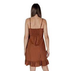 B.Young Brown Linen Midi -   -  B.Young.