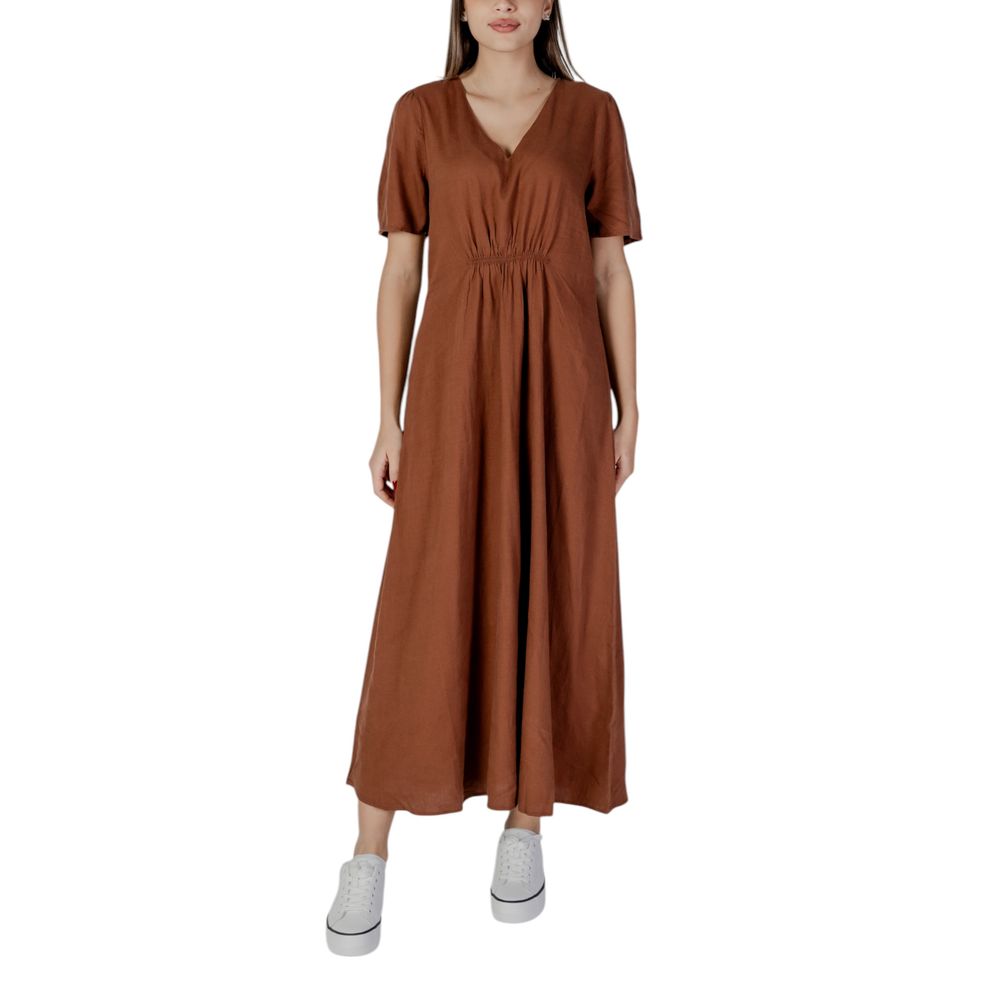 B.Young Brown Linen Long -   -  B.Young.