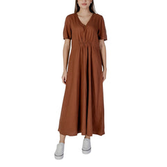 B.Young Brown Linen Long -   -  B.Young.