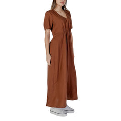 B.Young Brown Linen Long -   -  B.Young.