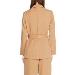 Rinascimento Beige Polyester Blazer -   -  Rinascimento.