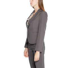 Rinascimento Gray Polyester Blazer -   -  Rinascimento.