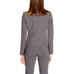 Rinascimento Gray Polyester Blazer -   -  Rinascimento.