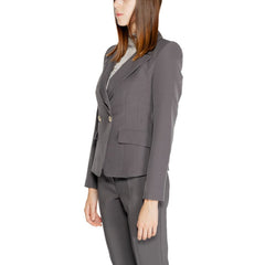 Rinascimento Gray Polyester Blazer -   -  Rinascimento.