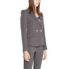 Rinascimento Gray Polyester Blazer -   -  Rinascimento.