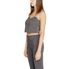 Rinascimento Gray Polyester Top -   -  Rinascimento.