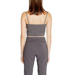 Rinascimento Gray Polyester Top -   -  Rinascimento.