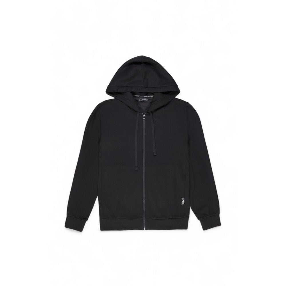 Emporio Armani Underwear Black Polyester Hoody -   -  Emporio Armani Underwear.