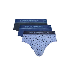 Emporio Armani Underwear Blue Cotton Underwear -   -  Emporio Armani Underwear.