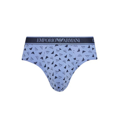 Emporio Armani Underwear Blue Cotton Underwear -   -  Emporio Armani Underwear.