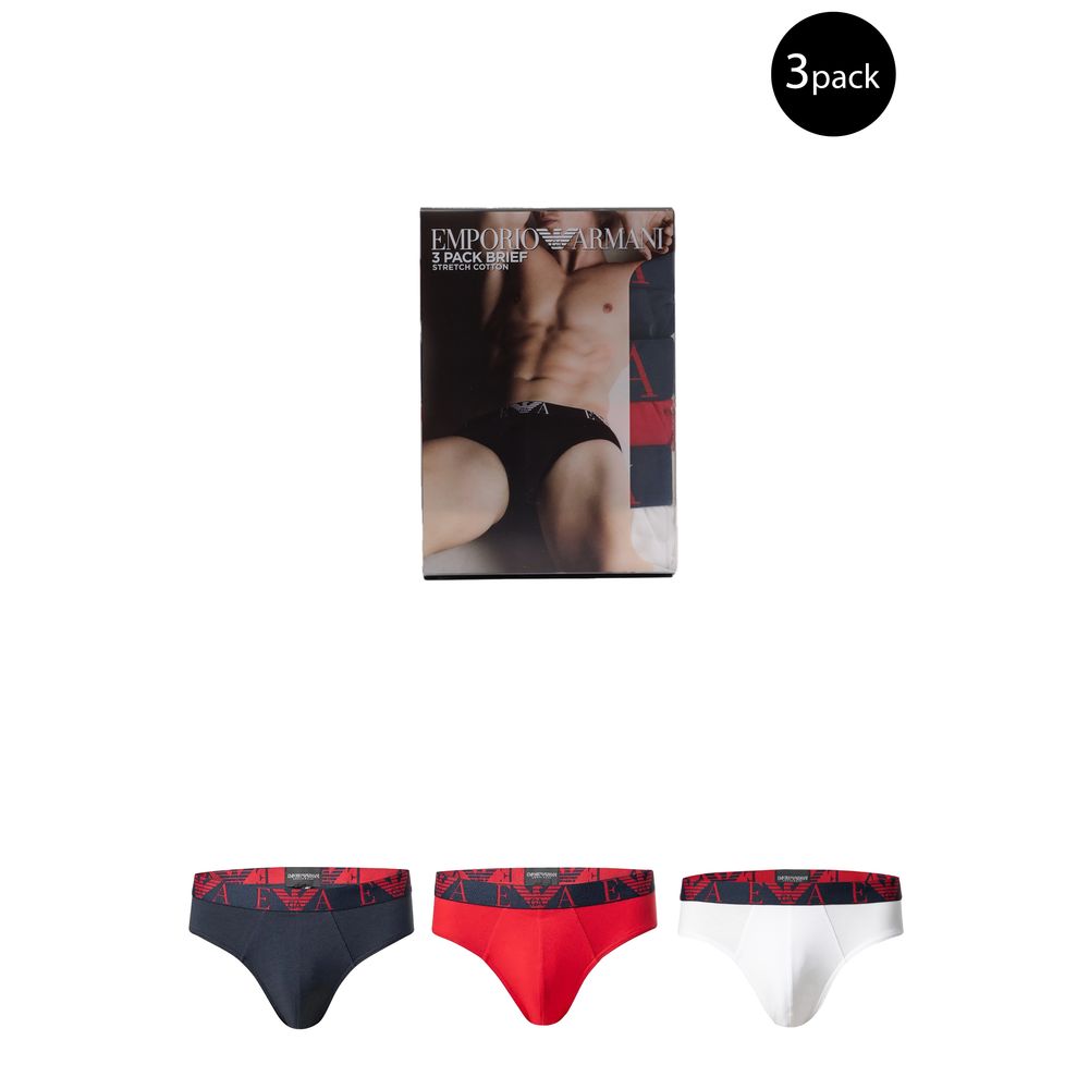 Emporio Armani Underwear Red Cotton Underwear -   -  Emporio Armani Underwear.