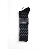 Emporio Armani Underwear Black Cotton Sock -  MenΒ΄s Socks -  Emporio Armani Underwear.