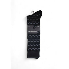 Emporio Armani Underwear Black Cotton Sock -  MenΒ΄s Socks -  Emporio Armani Underwear.